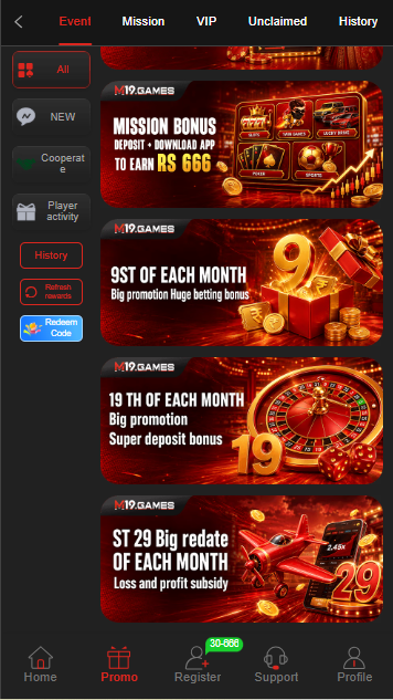 M19 Game Bonuses