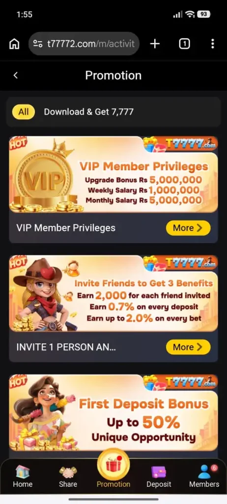 T7777 Game