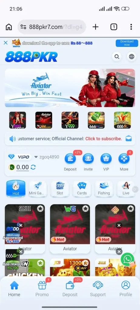 888PKR Game